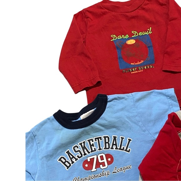 Vintage 90’s Y2K Baby Boy Kids Clothes Lot 8pc T-shirts Tank Tops 12 Months - Picture 2 of 15